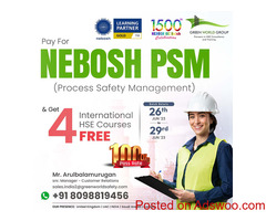 NEBOSH PSM training at lowest fees in India