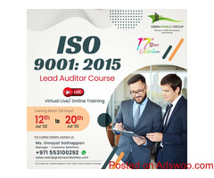 ISO Lead Auditor in UAE, DUBAI with Best Cost Ever