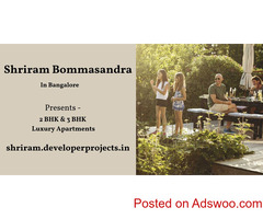 Shriram Bommasandra Project In Bangalore - Space For Healthy Living