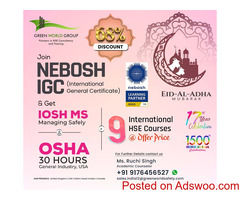 NEBOSH Online Course Training in Uttar Pradesh at the Affordable Price...!