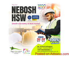 Nebosh HSW Course in UAE, Dubai