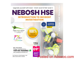 Nebosh Incident Investigation in UAE, DUBAI