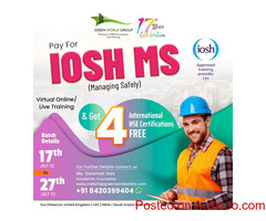Learn IOSH MS course in Kolkata...!!
