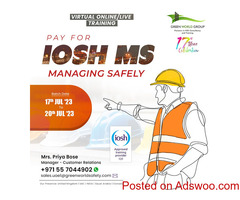 IOSH MS Managing Safely online course in UAE