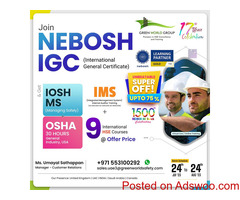 Join Nebosh IGC in UAE, DUBAI