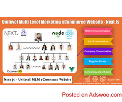 Next Js - Unilevel MLM eCommerce Website - Customization & Services | Affiliate Unilevel Plan