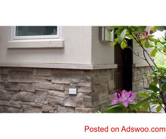 Discover the ultimate combination of quality and affordability with polymer stone siding and faux