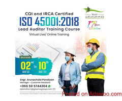 ISO Lead Auditor in Saudi Arabia, KSA