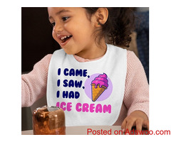 Cool funny bibs for eating