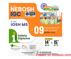 Independence day Special Offers On NEBOSH IGC  Course in Hyderabad