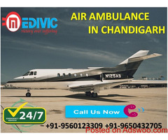 Now Take Supreme Relocation Air Ambulance in Chandigarh by Medivic