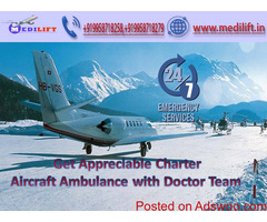 Hire Superior Air Ambulance Service in Hyderabad with ICU