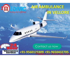Take the Benefit Prestigious Healthcare Air Ambulance in Vellore by Medivic