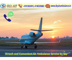 Take Low Budget Air Ambulance Service in Jammu by Sky