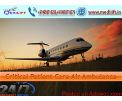 Hire Comfy Air Ambulance Service in Bangalore with Medical Support