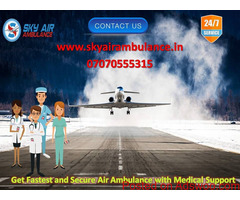 Get Superior Emergency Air Ambulance Service in Jabalpur by Sky