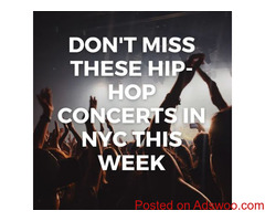 Don't Miss These Hip-Hop Concerts in NYC