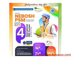 Discover NEBOSH PSM in Pondicherry through online training.