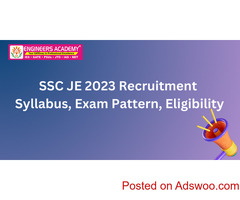 SSC JE 2023 Vacancy
