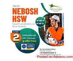 Pursue NEBOSH HSW certification and unlock 2 Intl HSE courses for FREE!