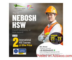 Join our Exclusive NEBOSH HSW Training in Tamil Nadu Online!