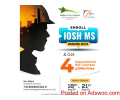 Unlock a brighter future with our IOSH MS course!