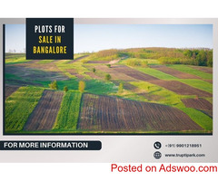 Top Plots for sale in Bangalore