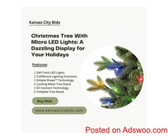 Christmas Tree With Micro LED Lights: A Dazzling Display for Your Holidays