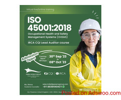 MASTER THE ART OF ISO 45001:2018 AUDITING WITH IRCA-CERTIFIED TRAINING