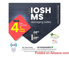 Pursuing IOSH Managing Safely training in Kolkata