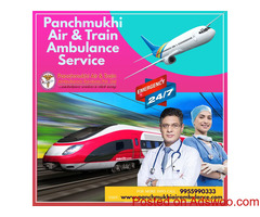 Use Panchmukhi Train Ambulance in Guwahati with Critical Care Facilities