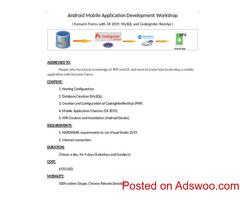 Android Mobile Application Development Workshop