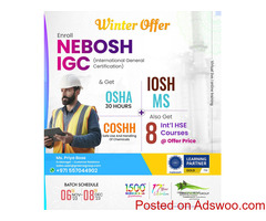 Ready to Supercharge Your Career with NEBOSH in Dubai - Winter Offer!