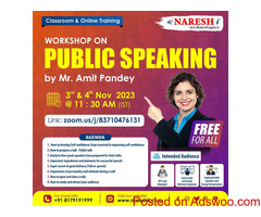 Free  Demo  PUBLIC SPEAKING  online training in NareshIT