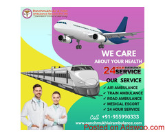 Panchmukhi Train Ambulance in Delhi is having an experienced crew to offer care to the patients