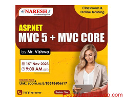 Best ASP. Net MVC 5 + MVC Core training Naresh IT