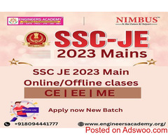 Which is the Best coaching institute for SSC JE Mains Live Classes?