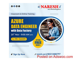 Free Demo On Azure Data Engineer with Data Factory - Naresh IT