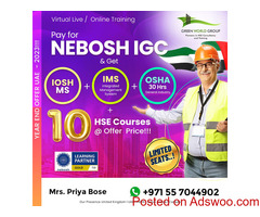 Take Nebosh IGC in Dubai Year End Offer!!