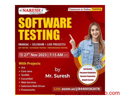 Best Software Testing online training with certification - Naresh IT