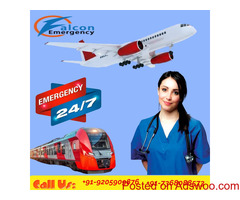 Falcon Train Ambulance in Kolkata Transfers Patients with Safety and Comfort