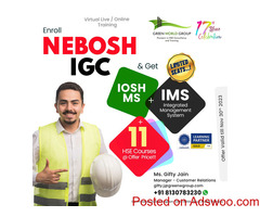 NEBOSH IGC certificate in Punjab