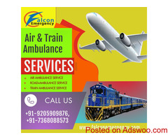 Utilize Falcon Train Ambulance in Kolkata with Unique Medical Facility