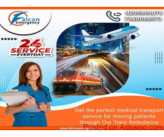 Falcon Train Ambulance in Kolkata Offers End-to-End Comfort during the Transfer
