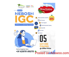 NEBOSH IGC E-Learning Training in Patna @37999/- INR