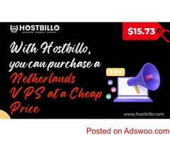 With Hostbillo, you can purchase a Netherlands VPS at a Cheap Price