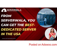 From Serverwala, you can get the best-dedicated server in the USA