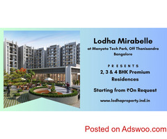 Lodha Mirabelle At Manyata Tech Park Bangalore