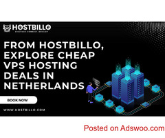 From Hostbillo, explore cheap VPS Hosting deals in Netherlands