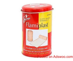 Buy Flamingo Flamiplast Elastic Adhesive Bandage 10 CM x 4/6 mtr - Surginatal